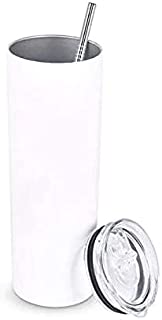 20 oz White Sublimation Tumbler