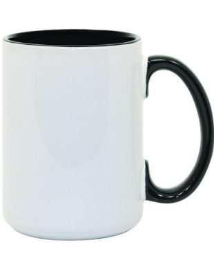 15 oz Sublimation Mug (black inside)